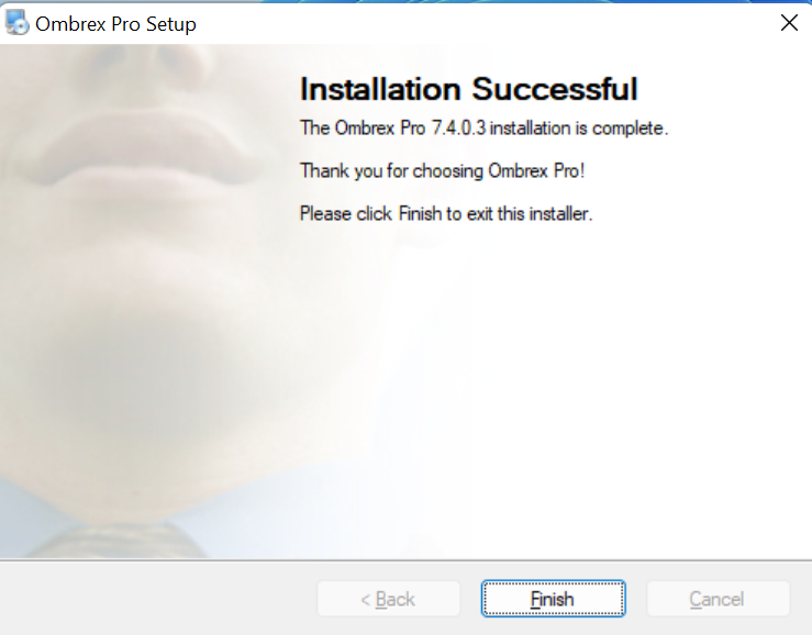 Ombrex Pro Desktop - Settings